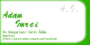 adam imrei business card
